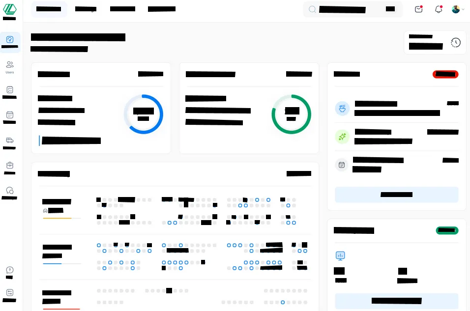 Appendix A Admin Dashboard